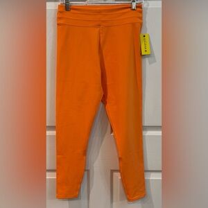 Eleven by Venus Williams Nectarine Washed Out Leggings Large NEW Active Workout
